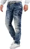 Cipo & Baxx Herren Regular Fit Jeans Stonewashed CD346 Blue Produktbild-Vorschau 3