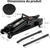 Wiltec Cric hydraulique manœuvrable de 3 t – 592 x 240 x Voir les images du produit 3