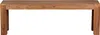 A wooden bench on a white background. Anteprima dell’immagine prodotto