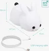Navaris LED Nachtlicht Snow White Rabbit - mit USB Kabel - Produktbild-Vorschau 6