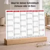 Tafelkalender 2027 abwischbar A4 Rot - Wandkalender mit Produktbild-Vorschau 5