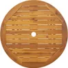 vidaXL Klappbarer Gartentisch 70 cm Massivholz Akazie Produktbild-Vorschau 6