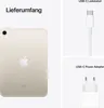 Apple iPad mini Wi-Fi + Cell 64GB  Starlight      MK8C3FD/A Produktbild-Vorschau 4