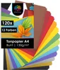 OfficeTree 120 Blatt Bastelpapier - Bastelset Kinder - Produktbild-Vorschau 1
