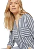 TOM TAILOR Gestreifte 3/4 Arm Bluse V-Ausschnitt Business Produktbild-Vorschau 14