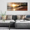 DEQORI Glasbild Echtglas 150x60 cm 'Strand im Produktbild-Vorschau 3