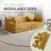 Juskys Kinder Spielsofa Kayo – Cord, modular & pflegeleicht Produktbild-Vorschau 5