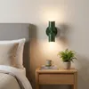 TWIN Wandleuchte E27 2-flammig, grüne Metalllampe mit Up Produktbild-Vorschau 6