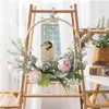 Omgoods -  di fiori artificiali con peonie e foglie verdi - Anteprima dell’immagine prodotto 3