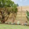 Livingandhome Garten-Sichtschutzzaun Holz – teilweiser Produktbild-Vorschau 2