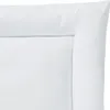 A close-up view of the corner of a white pillow or cushion. Produktbild-Vorschau