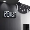 Digitálne nástenné hodiny LED 3D budík domáca dekorácia Náhľad obrázku produktu 5