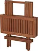 A folded wooden side table. Produktbild-Vorschau