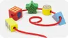 Drevené vzdelávacie bloky pre deti na navliekanie Viga Toys Náhľad obrázku produktu 6