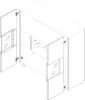 Kommode CALABRINI C-02 mit LED-Beleuchtung Vitrine 2 Türen Produktbild-Vorschau 3
