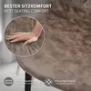 ML-Design zestaw 4 krzeseł do jadalni, brązowe, krzesło Podgląd zdjęcia produktu 4