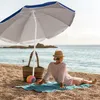 Relaxdays Sonnenschirm, Ø 160 cm, knickbar, Produktbild-Vorschau 3