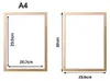 5er Set Magnetische 23,6 x 32 cm Fotorahmen, Selbstklebende Produktbild-Vorschau 7