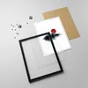 Gerahmtes Poster - Schwarzer Rahmen - Rot Sonne Tor - 50x70 Produktbild-Vorschau 4