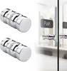 Douchedeurgreep - 2-delig set - 30 mm - Zilver - Productafbeelding-voorbeeld 1