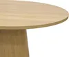 Tavolo da pranzo rotondo scandinavo 120 cm effetto legno Anteprima dell’immagine prodotto 4