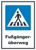 Fußgängerüberweg Schild A1 Rückseite selbstklebend Produktbild-Vorschau 1