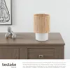 tectake® Tischleuchte Klea Boho-Stil, Wickeltechnik, 60 W Produktbild-Vorschau 6