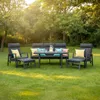 Lounge Set Canberra Gartenmöbel Sitzgruppe Aluminium Produktbild-Vorschau 2