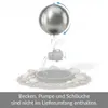 Kugelbrunnen aus matt gebürstetem Edelstahl D: 38 cm – Produktbild-Vorschau 8