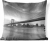 MuchoWow® Outdoor Kissen - East River, Manhattan - schwarz Produktbild-Vorschau 1