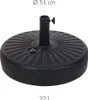 ProGarden Sonnenschirm Sockel 22 Liter 51 cm Schwarz Produktbild-Vorschau 3