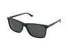 A pair of black Polaroid sunglasses with dark gray lenses, shown from a slightly elevated side angle against a white background. Náhľad obrázku produktu