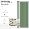 Metalowa szopa ogrodowa, kolor zielony, 142 x 84 x 189 cm | Podgląd zdjęcia produktu 4