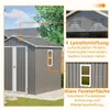 Geräteschuppen Gerätehaus Metall Gartenhaus Lagerschuppen Produktbild-Vorschau 5
