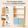 Étagère d'enfant ALVIX NESTA 4 avec 2 portes, bibliothèque Voir les images du produit 5
