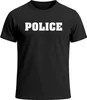 Herren T-Shirt Fasching Police Polizei Faschings-Shirt Produktbild-Vorschau 3