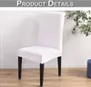 Potahy na židle 4-pack, univerzální elastický moderní Náhled obrázku produktu 3