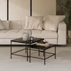 Stoleček kávový stolík Vicco Ramio Černý mramor 60 x 60 cm Náhled obrázku produktu 3