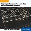 Interior view of an oven with a rack and baking tray. Produktbild-Vorschau