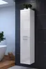 trendteam Bad Hochschrank Devon Weiß Melamin/Weiß Hochglanz Produktbild-Vorschau 8
