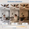 Wentylator sufitowy Ø106 cm z oświetleniem LED, sterowaniem Podgląd zdjęcia produktu 5