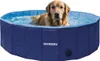 Piscina pieghevole per cani - Ø 80 cm blu Anteprima dell’immagine prodotto 1