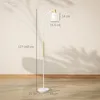 HOMCOM Lampadaire lampe sur pied de salon réglable en Voir les images du produit 5