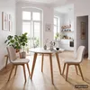home24 Esstisch - Esche Teilmassiv - Weiß / Esche Produktbild-Vorschau 9
