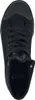 A top-down view of a black high-top sneaker. Produktbild-Vorschau