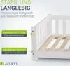 Juskys Kinderbett Naya 90x200 cm mit Matratze, Produktbild-Vorschau 3