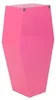 Sargregal Pink – Gothic Wandregal im Coffin Design – Holz Produktbild-Vorschau 4