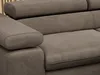 Ecksofa Sofa Braun, Wohnlandschaft L-Form mit Produktbild-Vorschau 5