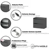 Collage of product features and details with text descriptions. Voir les images du produit