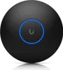 A black, circular device with a blue illuminated ring and a logo in the center, shown from a top-down perspective. Produktbild-Vorschau